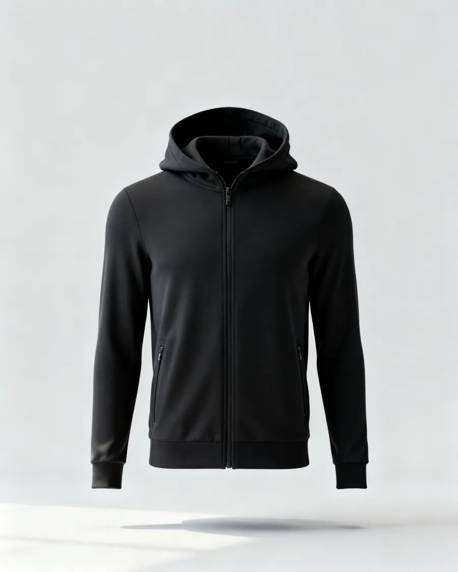 CORE HOODIE — Černá, fotografie produktu